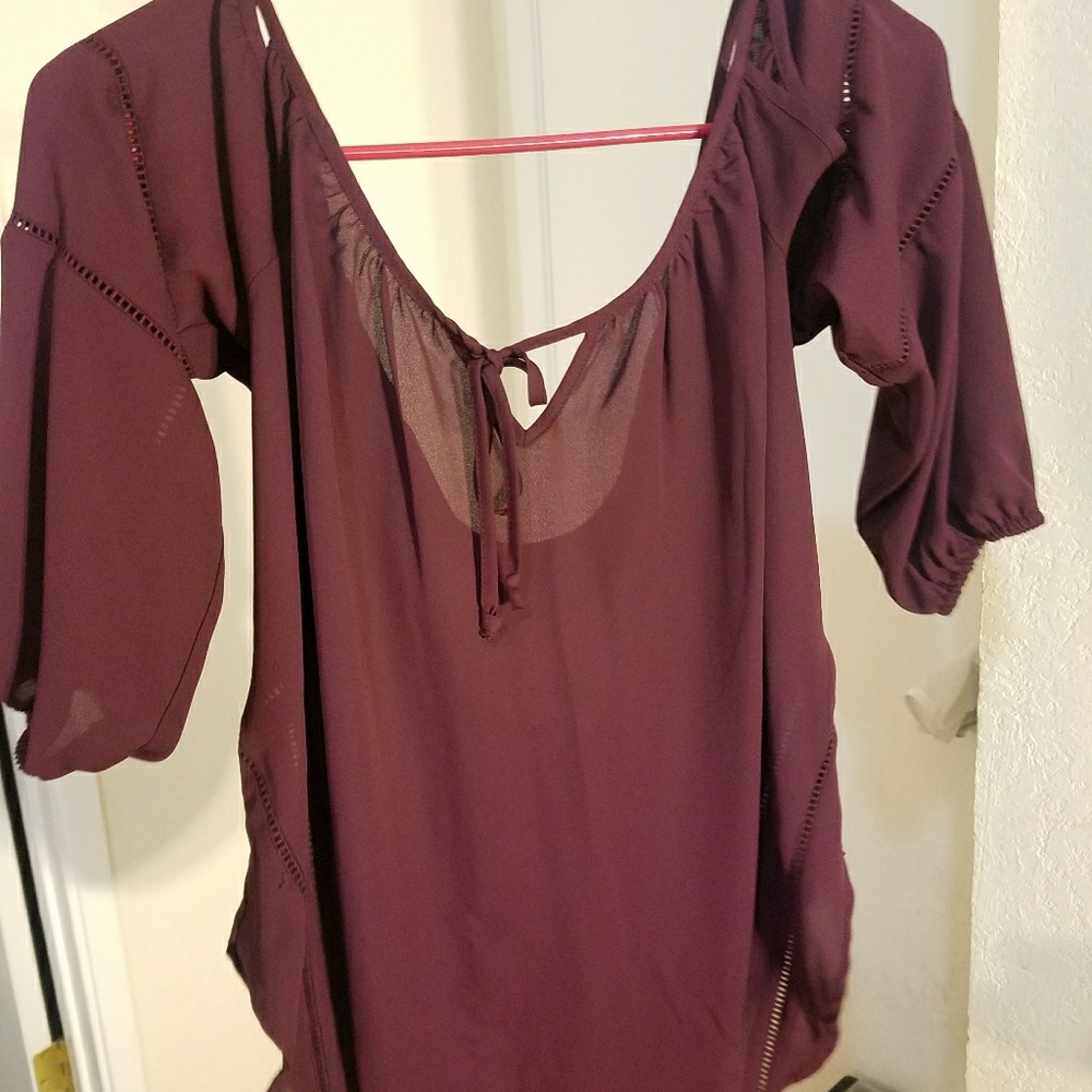 Off shoulder blouse